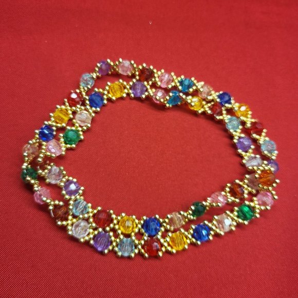 Multicolor Bead Necklace - Picture 7 of 8